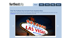 Desktop Screenshot of furthestcity.com