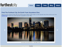 Tablet Screenshot of furthestcity.com